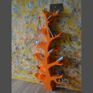 яркий стеллаж 0,76 м в ораньжевом цвете
